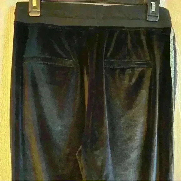 HUDSON Los Angeles Black Velvet Gold Striped‎ Joggers Size small - Picture 7 of 10